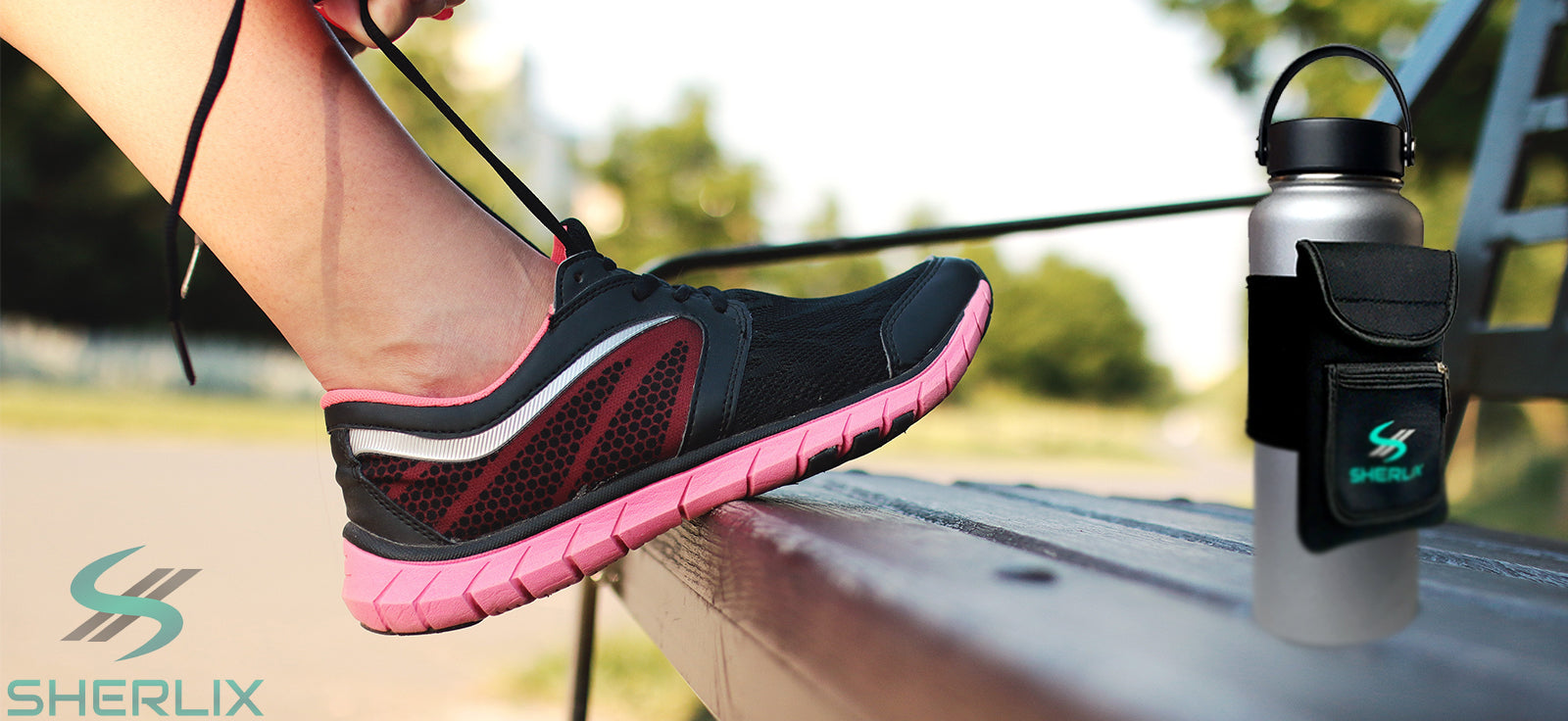 Sherlix Water Bottle Carrier for runners